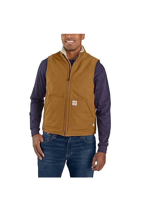 Carhartt Flame-Resistant Duck Sherpa Lined Vest - 104981