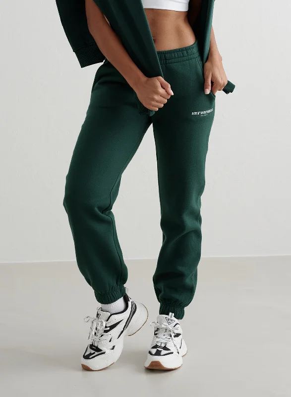 Deep Emerald Varsity Classic Sweatpants