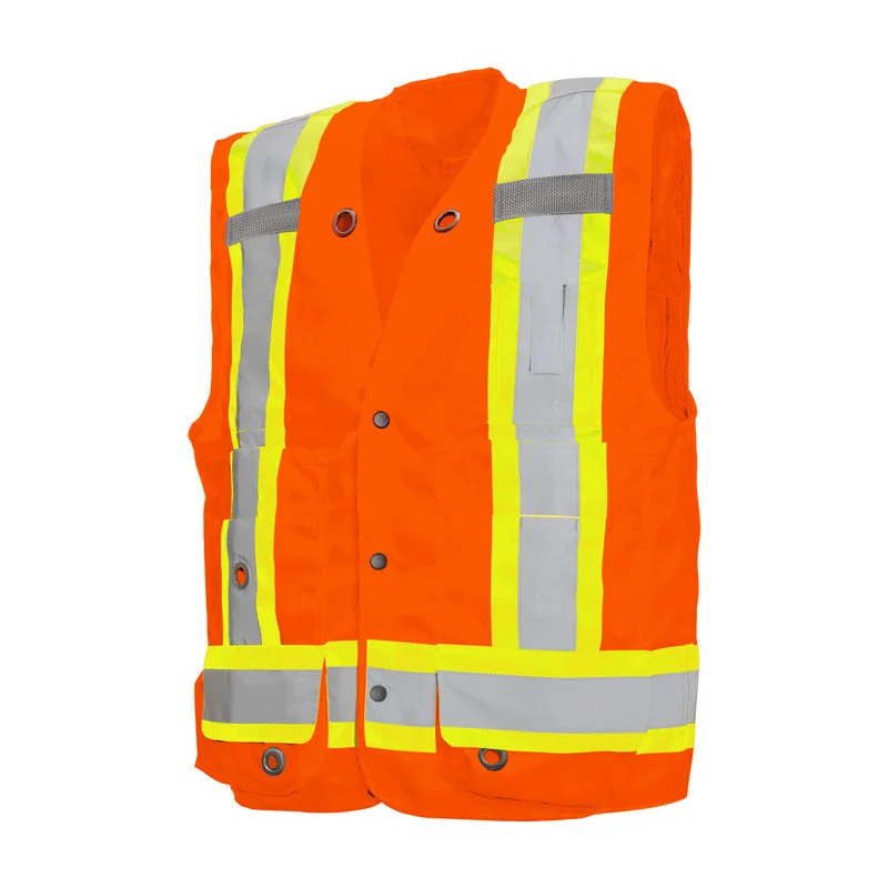 Ground Force Hi-Vis Deluxe Surveyor Vest TV20