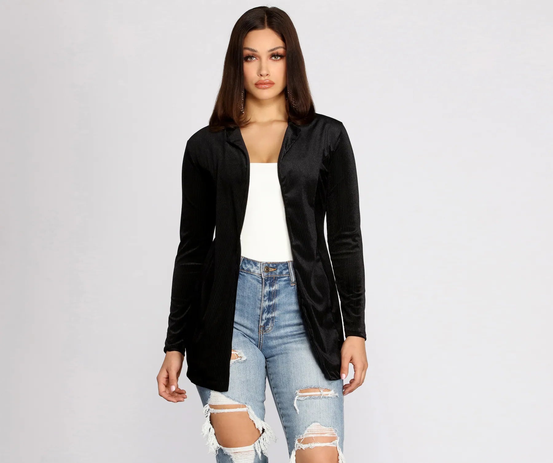 Young And Free Velvet Blazer