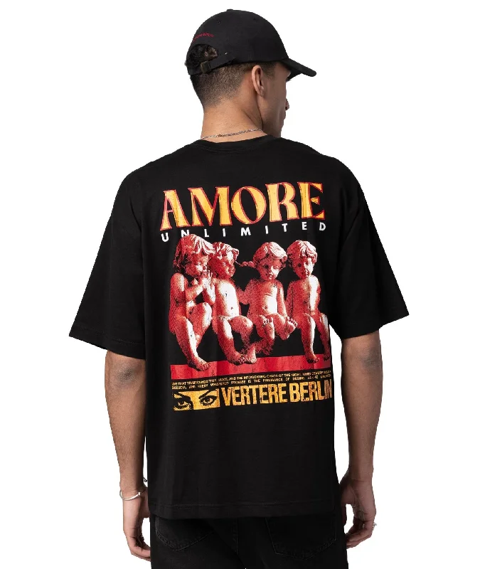 AMORE UNLTD. T-SHIRT - BLACK