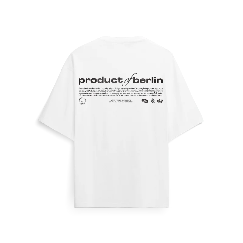 PRODUCT OF BERLIN T-SHIRT - WHITE