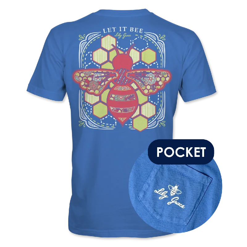 Let It Bee- Preppy Honeybee T-Shirt