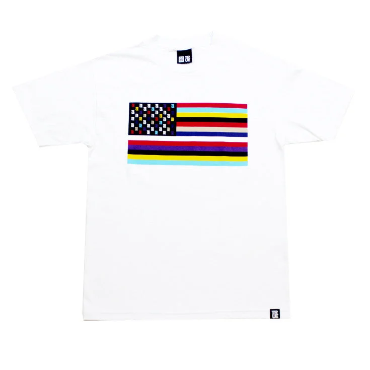 True Mens Flag 2 T-Shirt White