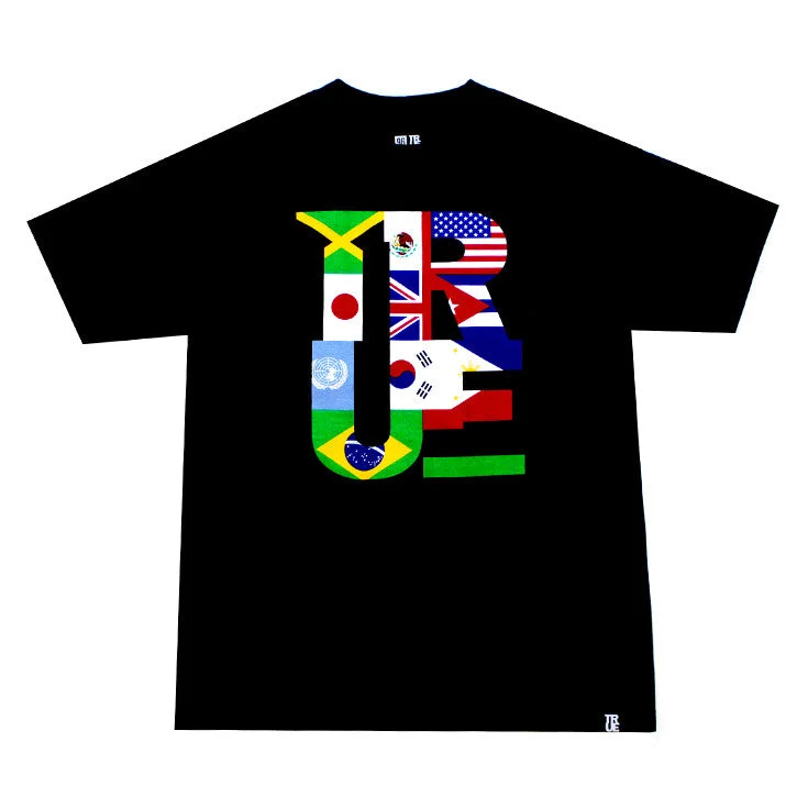 True Mens Nations T-Shirt Black