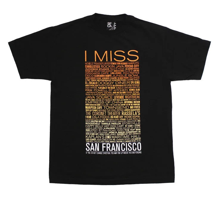 Mens SFCA I Miss The Old SF T-Shirt Black