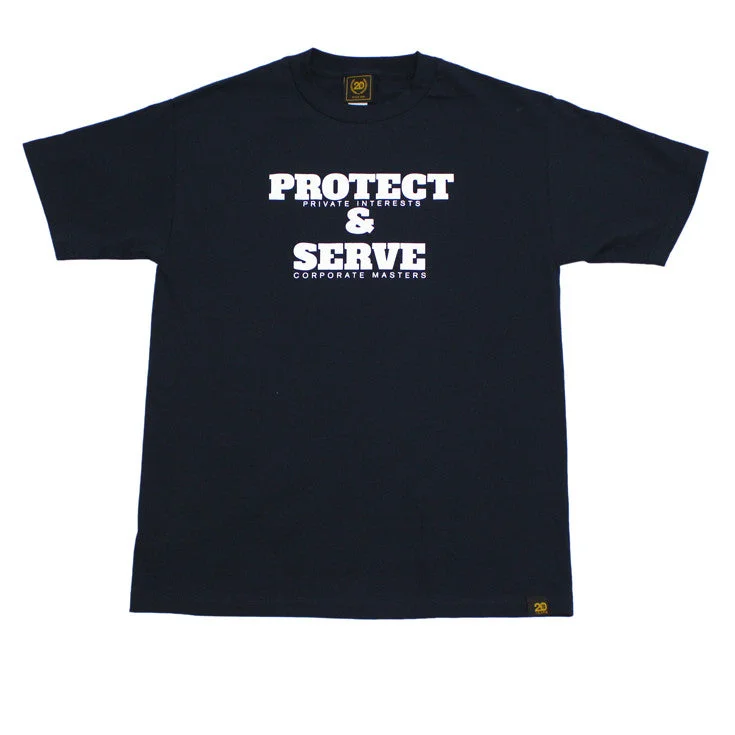 Mens True Protect & Serve T-Shirt Navy