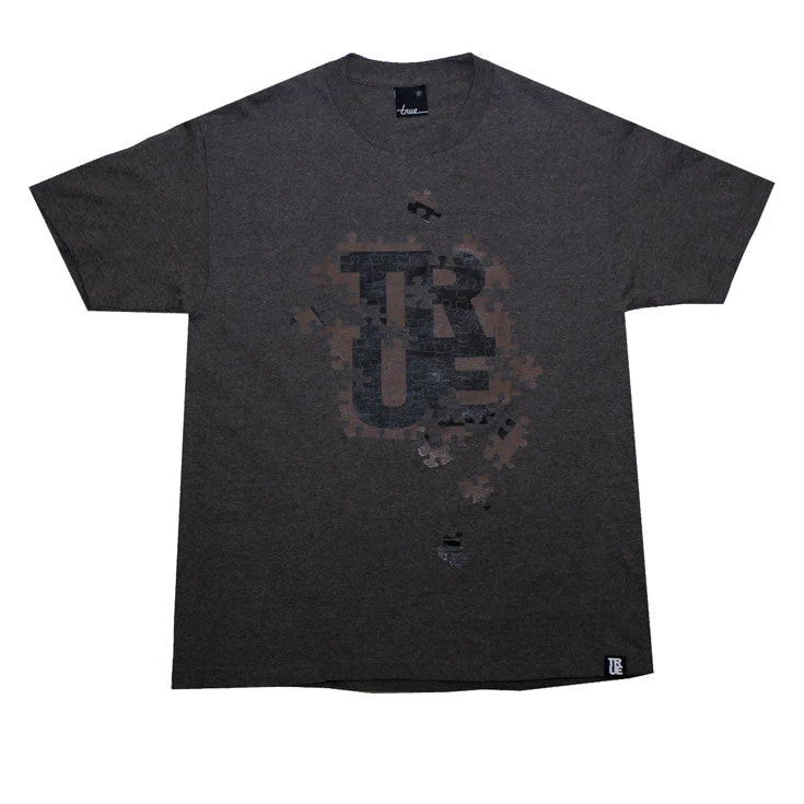 Mens True Puzzle T-Shirt Brown