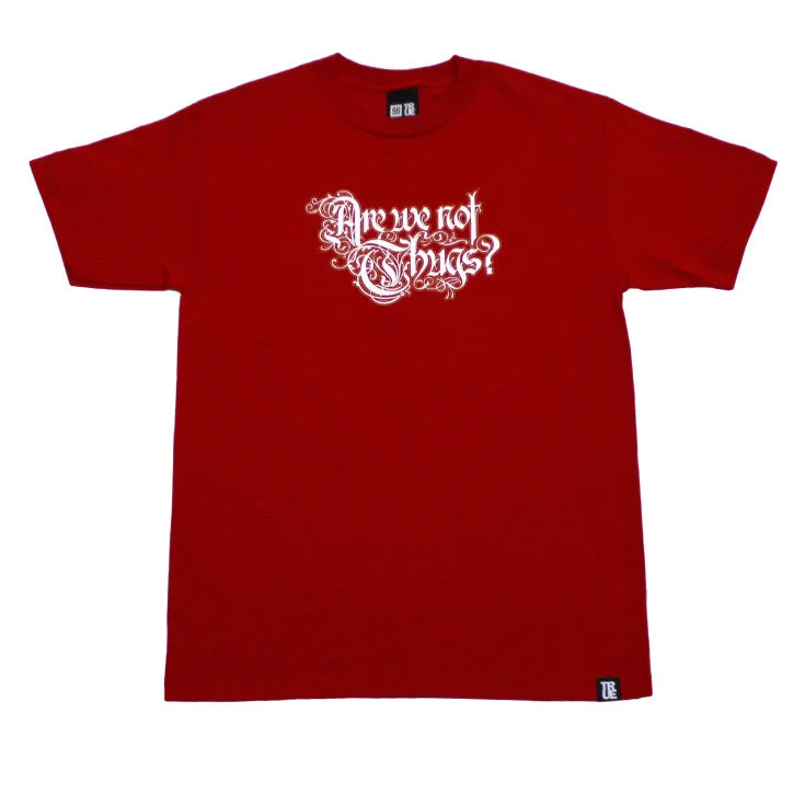 Mens True Thugs T-Shirt Red