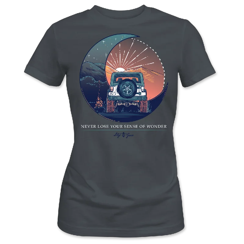 Moon Jeep- Stargazing Outdoors FRONT PRINT T-Shirt