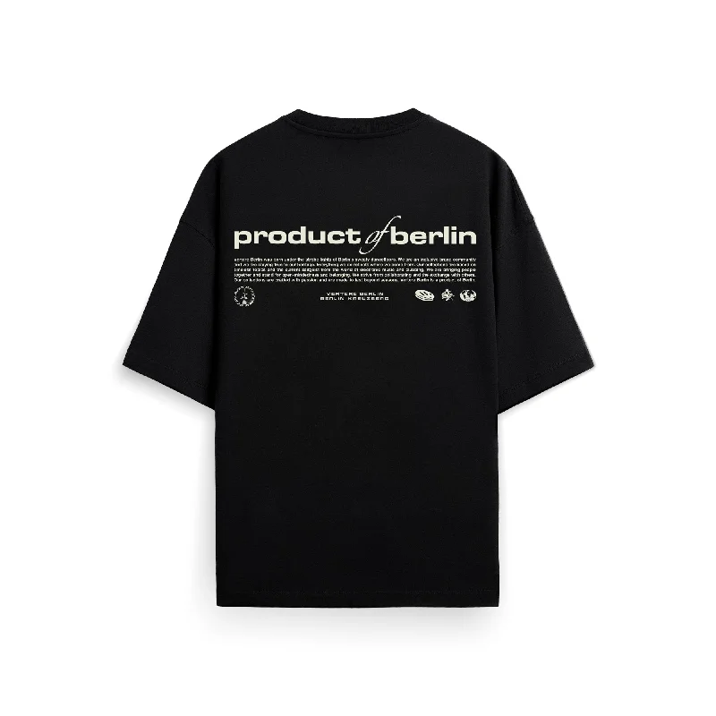 PRODUCT OF BERLIN T-SHIRT - BLACK