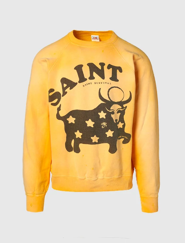 COW CREWNECK SWSHIRT