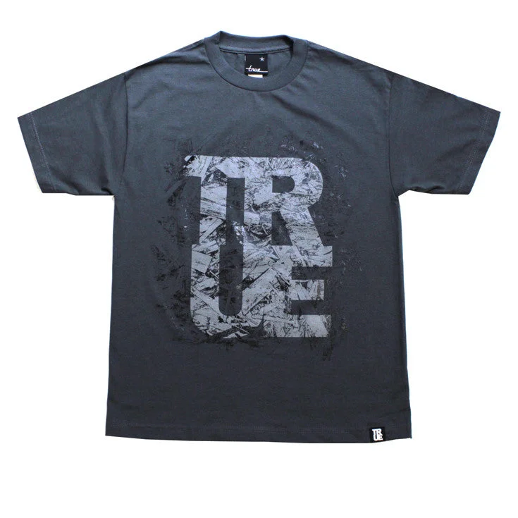 True Mens Chipboard T-Shirt Charcoal