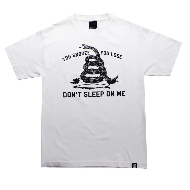 True Mens Don't Sleep T-Shirt White