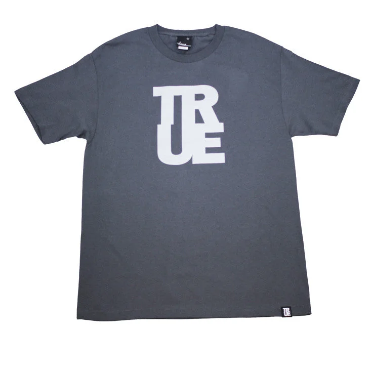 True Mens Logo T-Shirt Charcoal / Grey