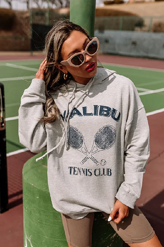 Malibu Tennis Club French Terry Graphic Hoodie Top