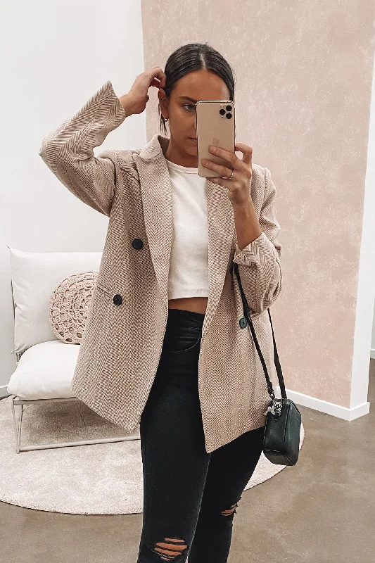 Bailee Blazer Beige