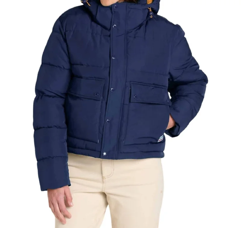 Spruce Wood Jacket In True Navy