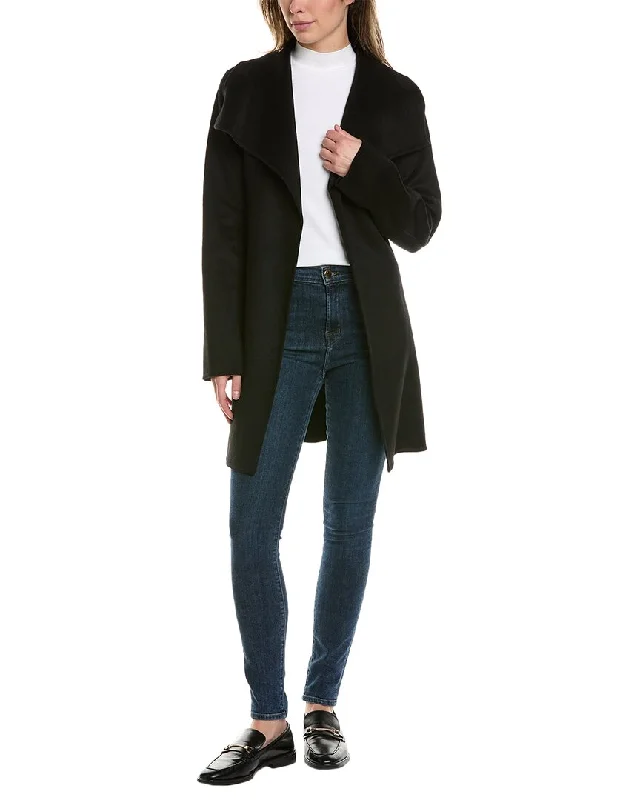 Tahari Ella Wool-Blend Overcoat