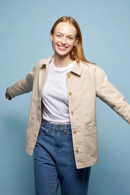 Women's Chore Jacket - Cream