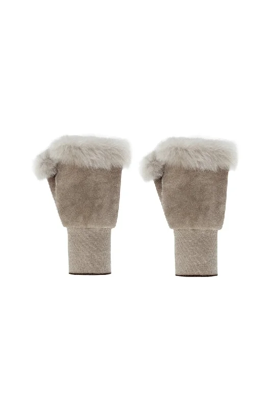 Rossella Women’s Shearling Gloves - Vison