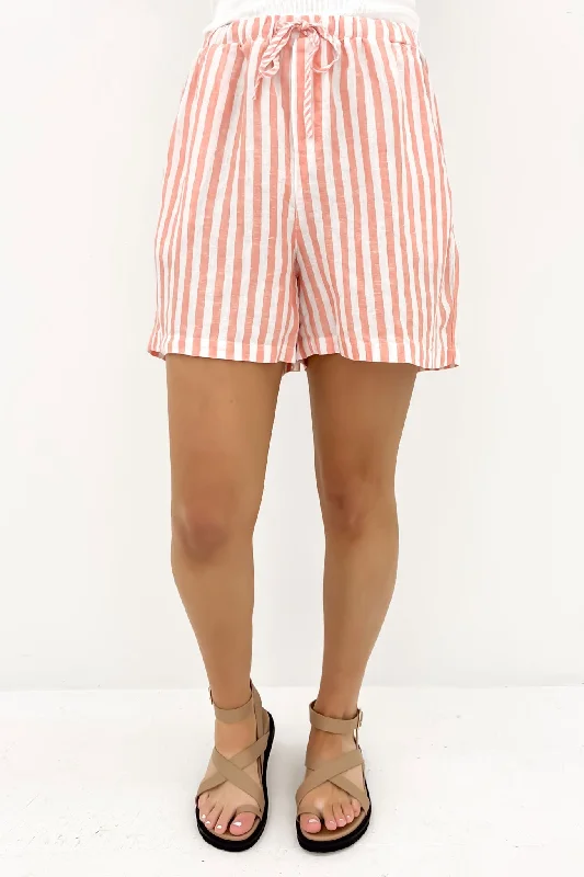 Connor Short Coral Stripe