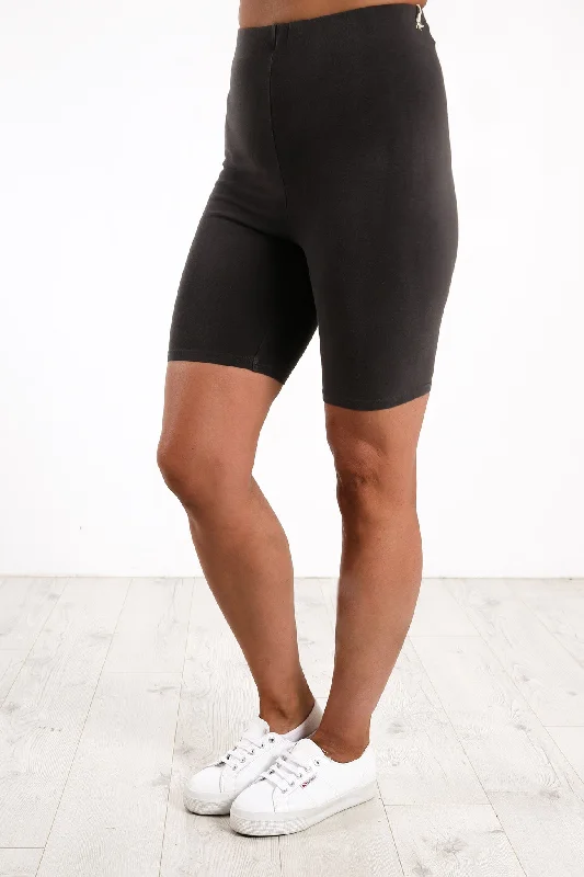 Nude Classics Bike Shorts Coal