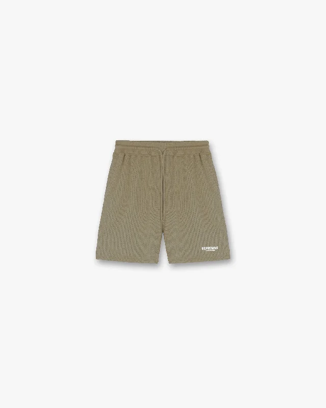 Represent Owners Club Mesh Shorts - Khaki